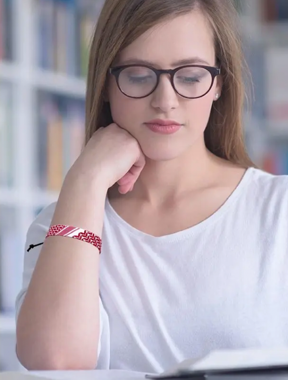 Bracelet Palestine Keffieh