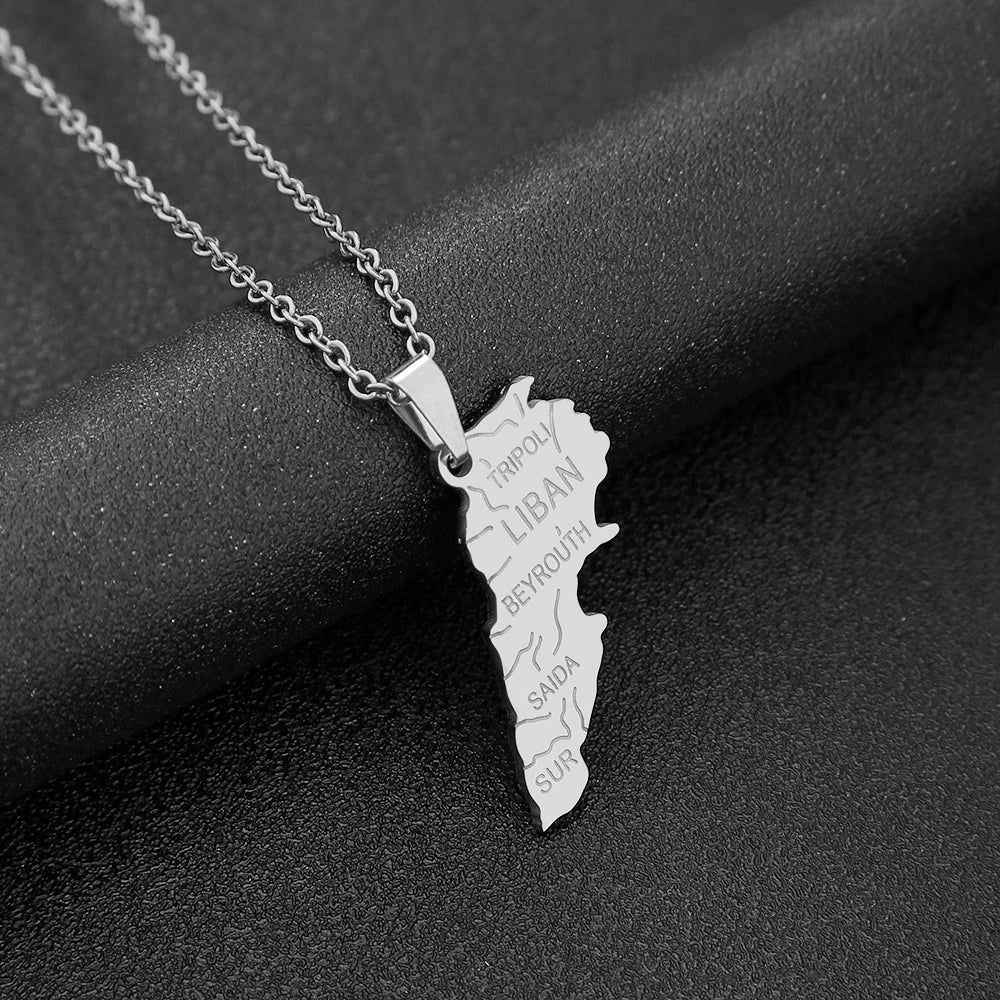 Carte Liban Collier