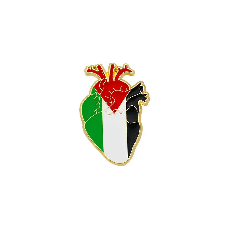 Coeur Palestine Pins