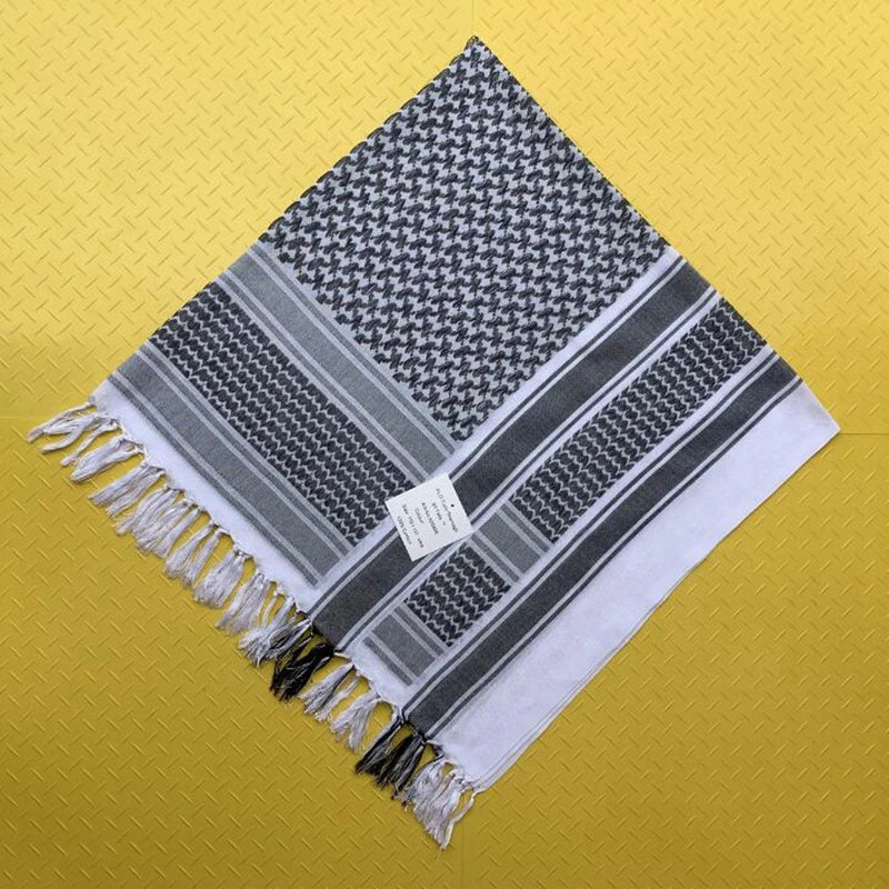 Foulard Palestinien Noir et Blanc