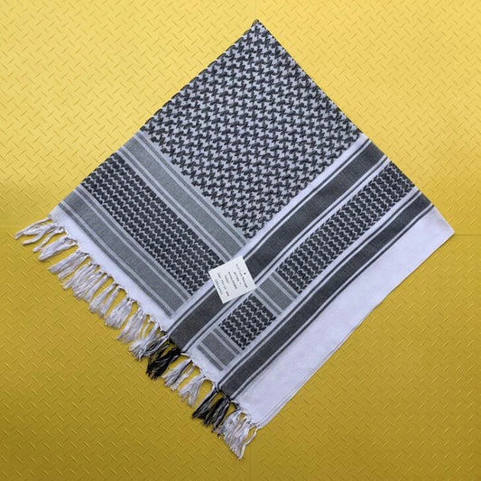 Foulard Palestinien Noir et Blanc