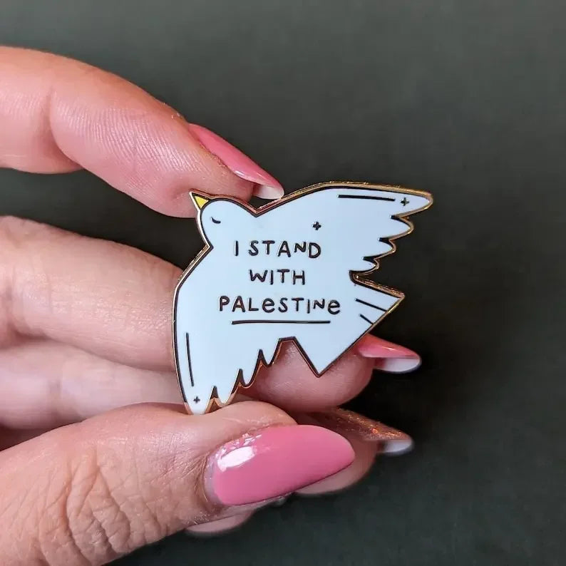 I Stand With Palestine Pin