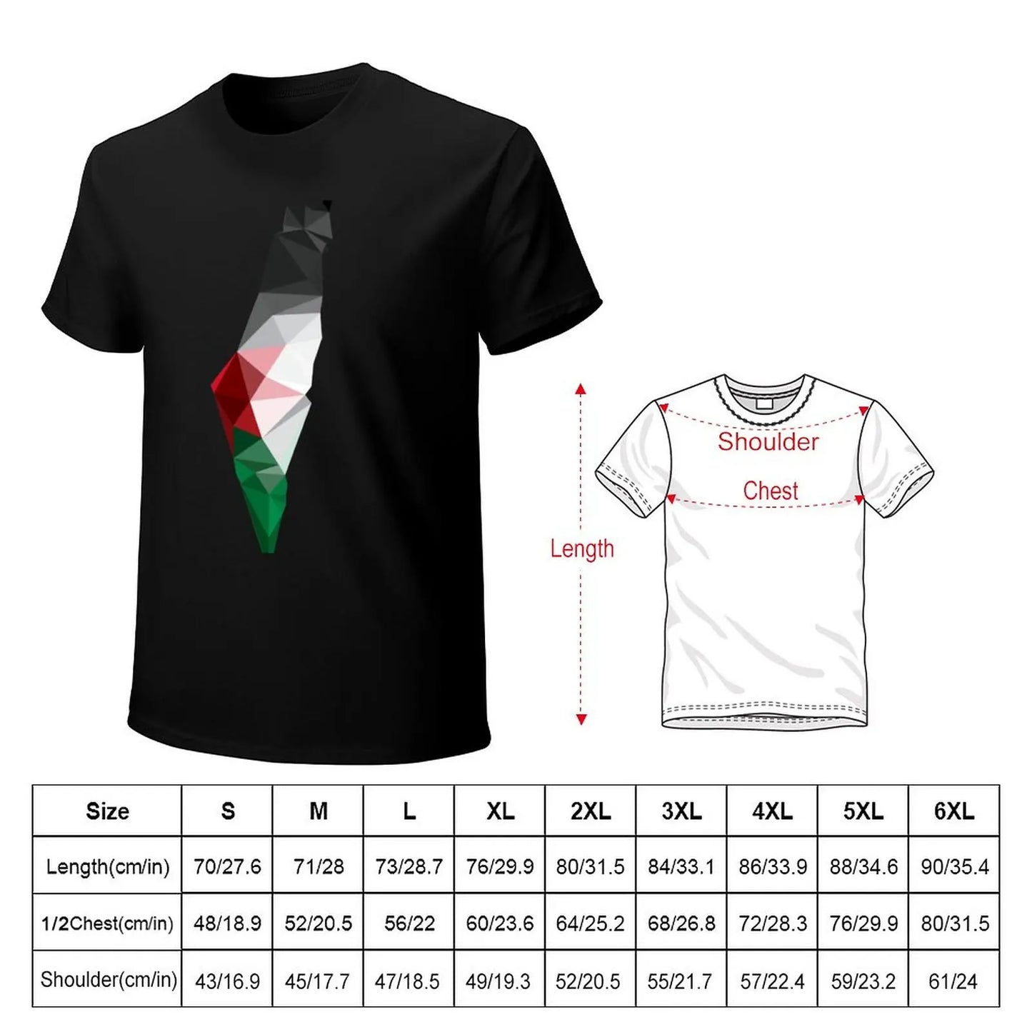 Palestine Vintage T Shirt