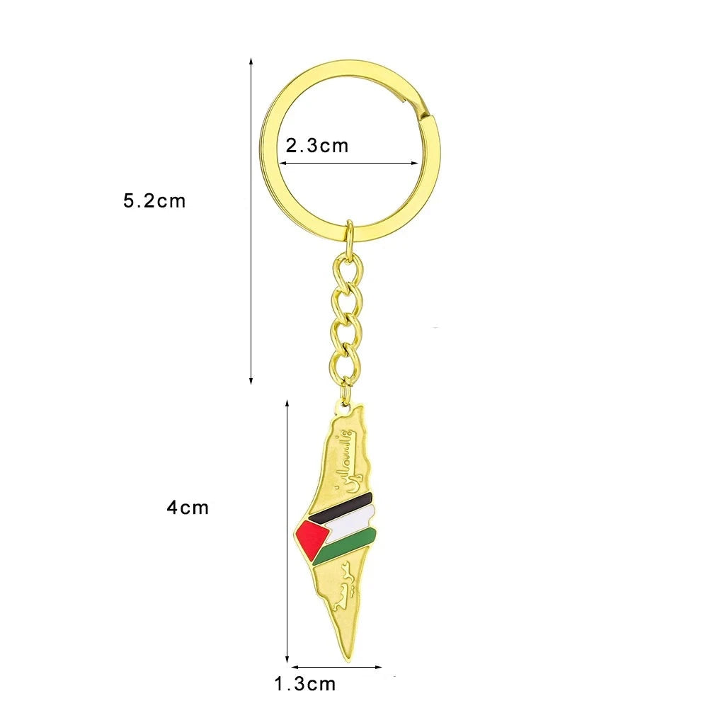 Porte clé drapeau palestinien
