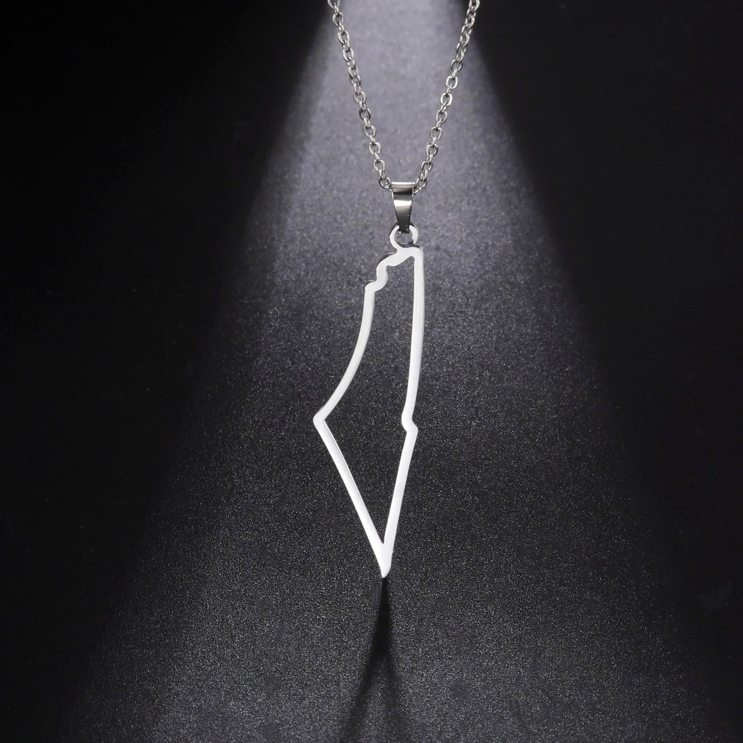 Collier Palestine Argent Plaqué