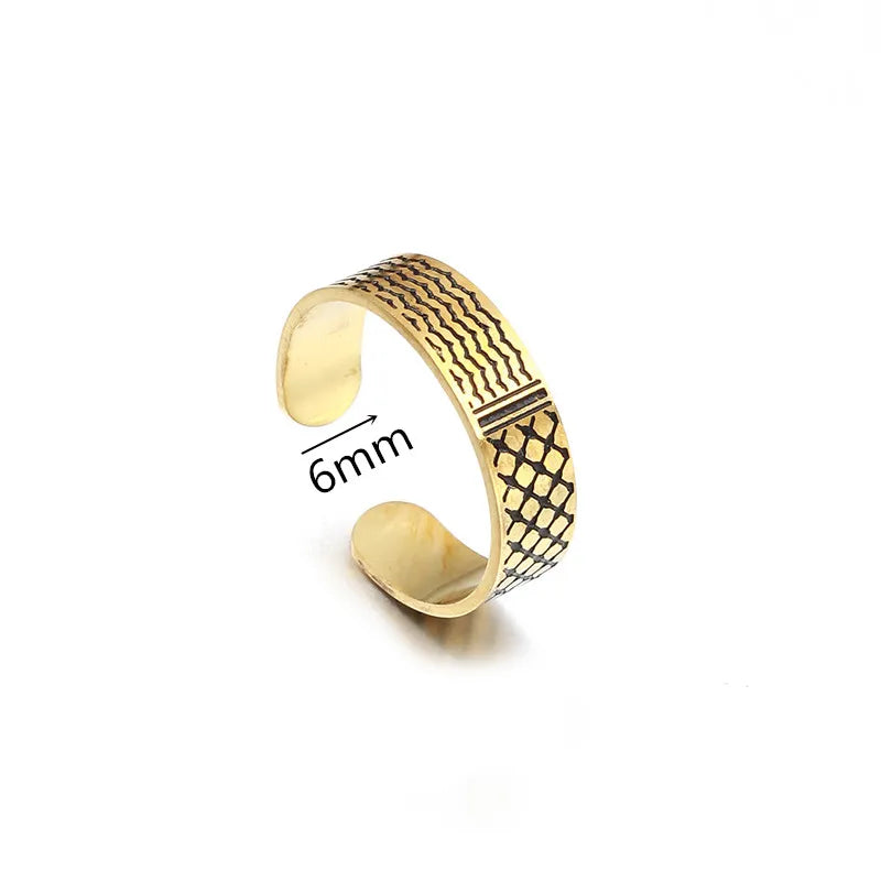 Bague Palestine Keffieh