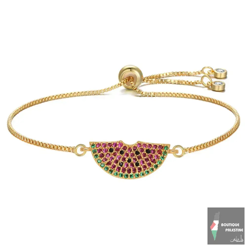 Bracelet Palestine Femme Pastèque