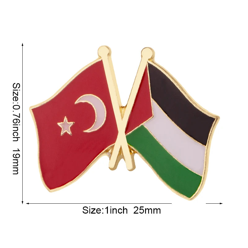 broche palestine turquie