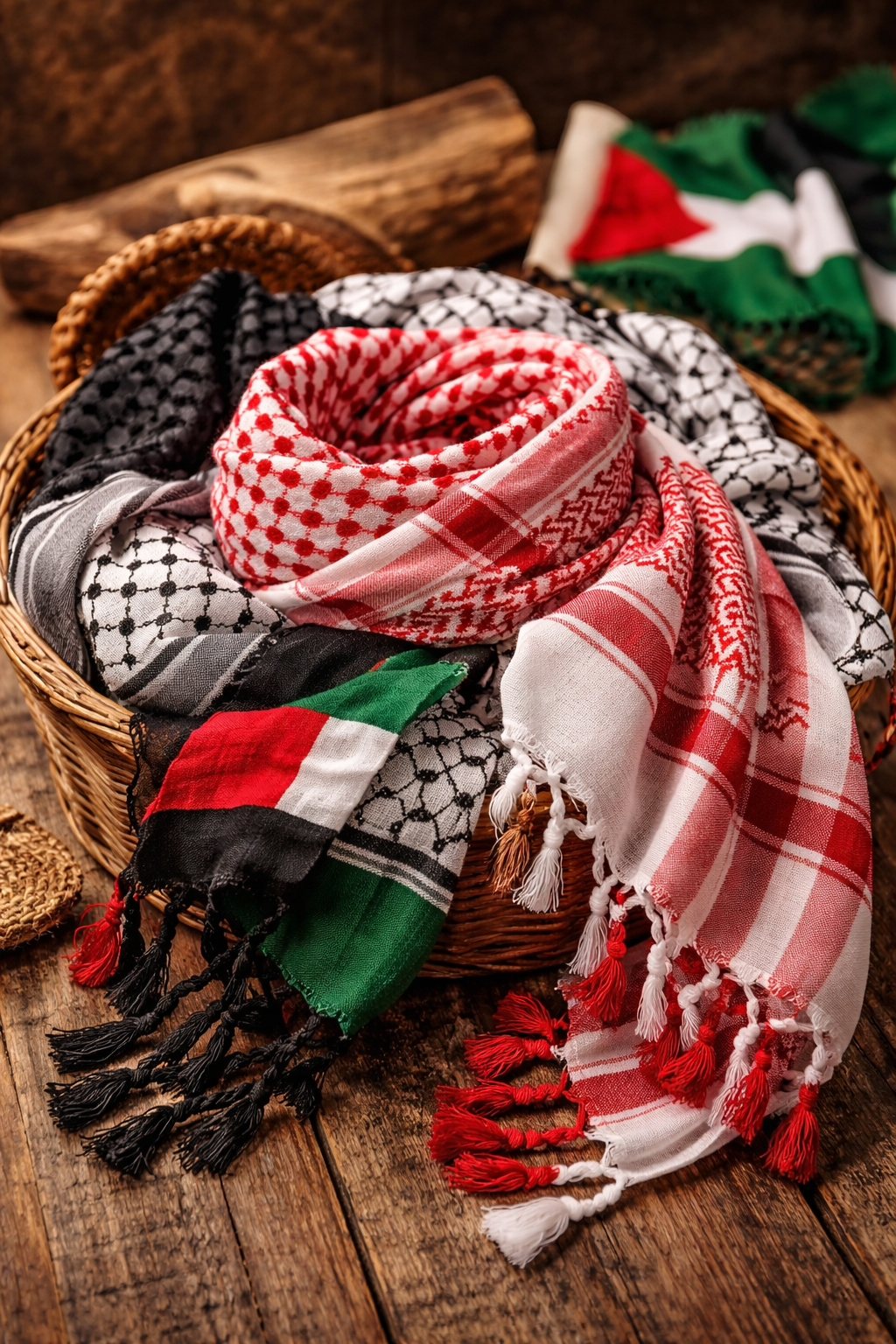 shemagh et foulard palestinien