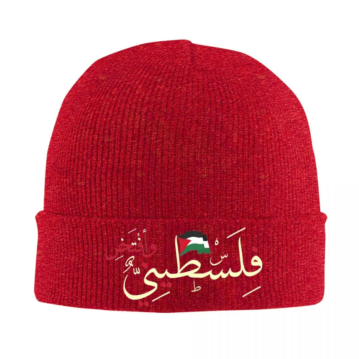 Bonnet Palestine Flag rouge