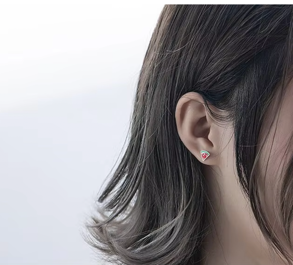 Boucle d'Oreilles palestine en argent 925