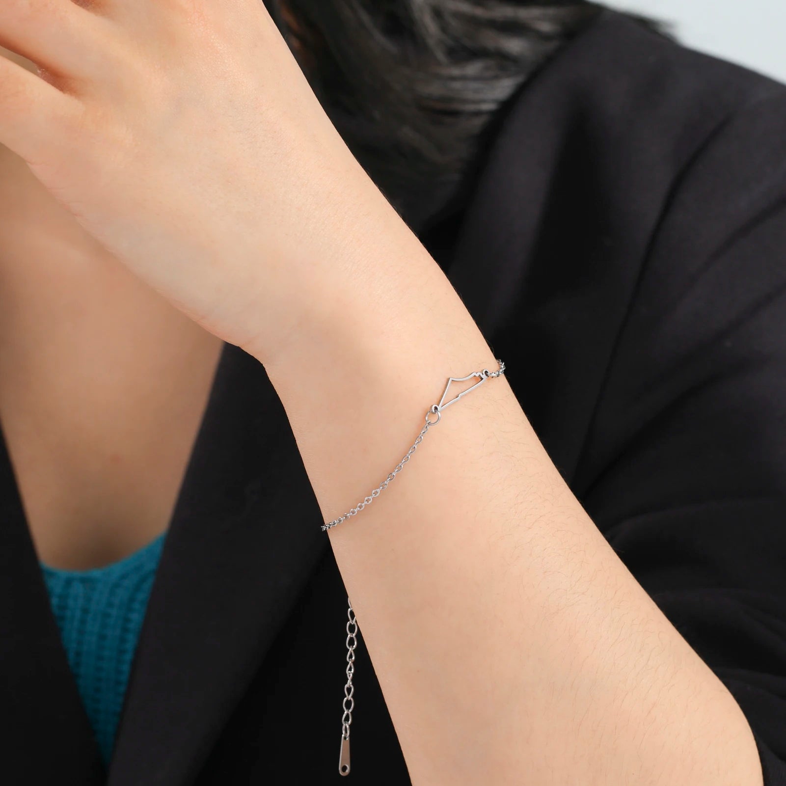 bracelet palestine argent