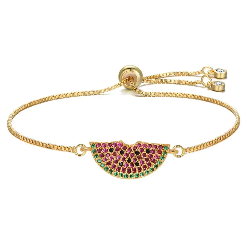 Bracelet Palestine Femme Pastèque