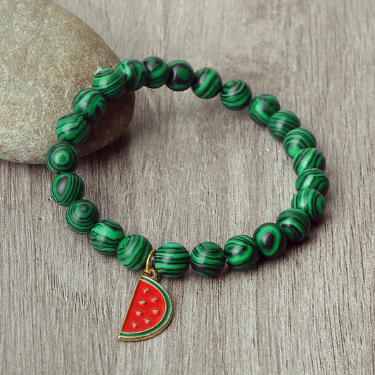 Bracelet Palestine Pasteque femme