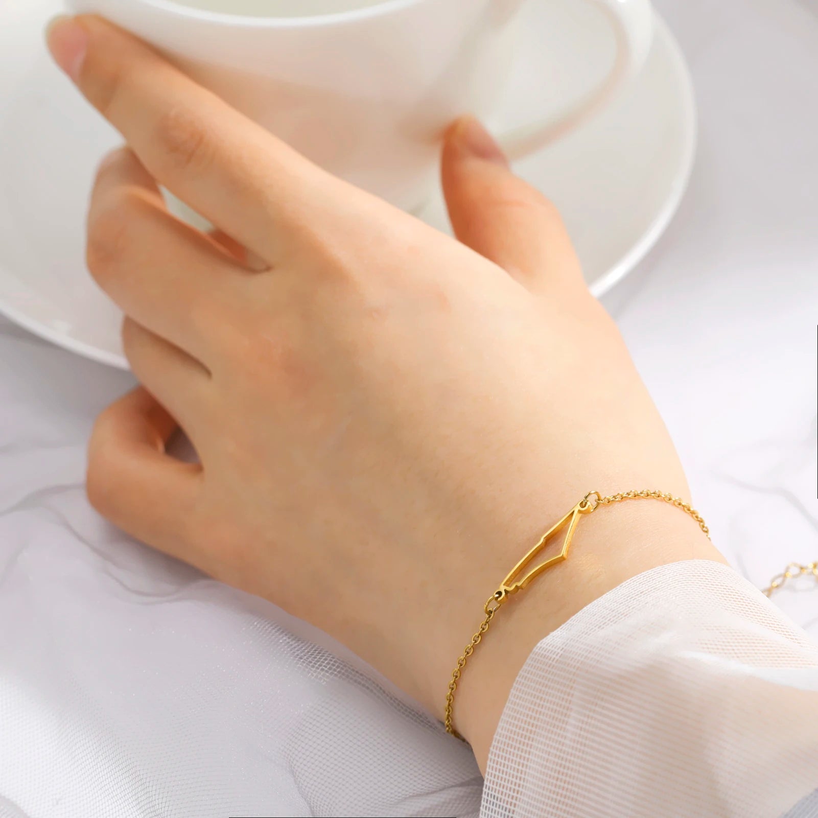 Bracelet Palestine Plaqué Or
