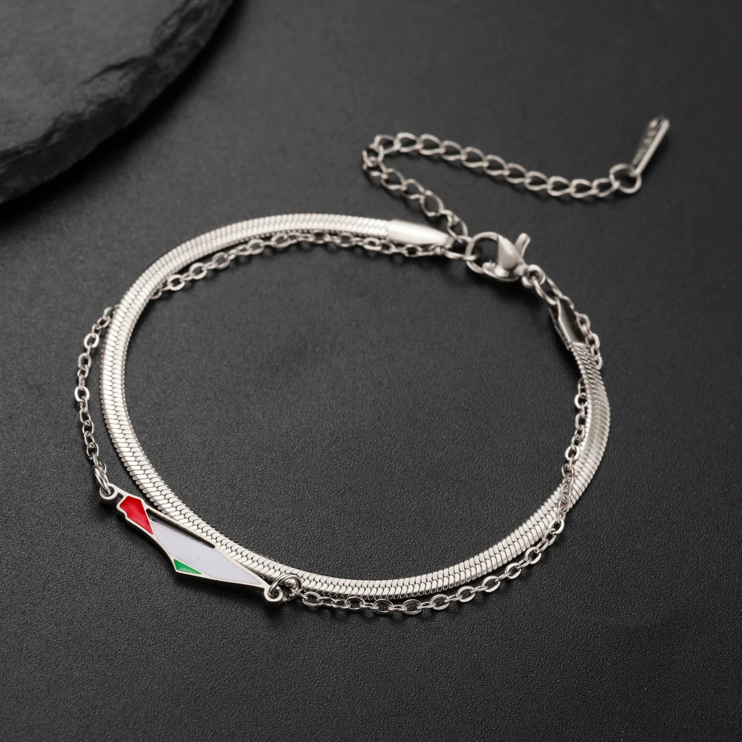 Bracelet Palestine argent
