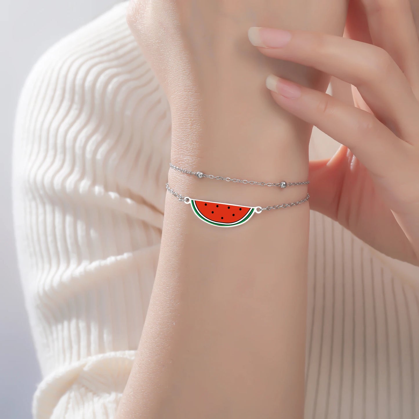 Bracelet Pastèque Femme