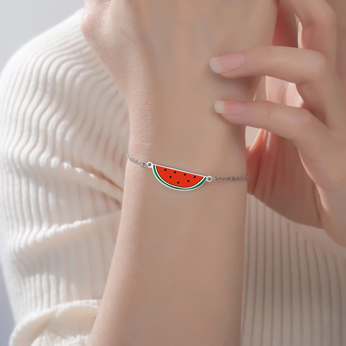 Bracelet Pastèque Femme