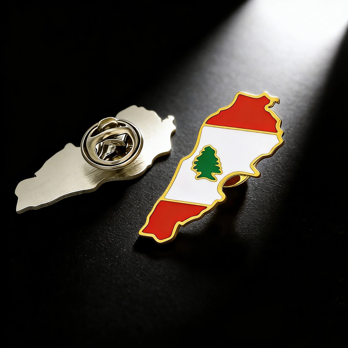 Broche Carte du Liban
