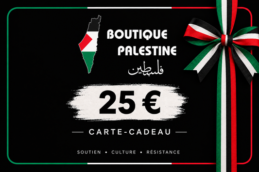 Carte cadeau Boutique Palestine 25 euros