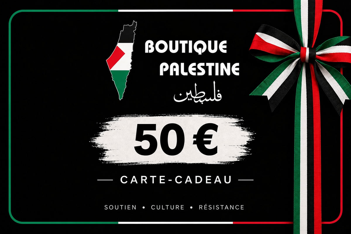 Carte cadeau Boutique Palestine 50 euros