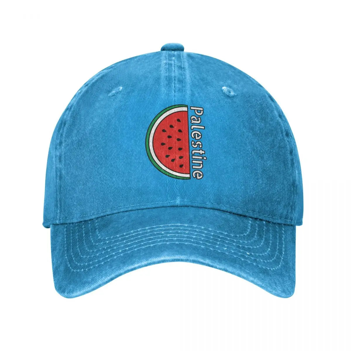 Casquette Palestine Free bleu clair