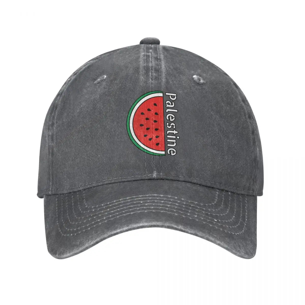 Casquette Palestine Free gris foncé
