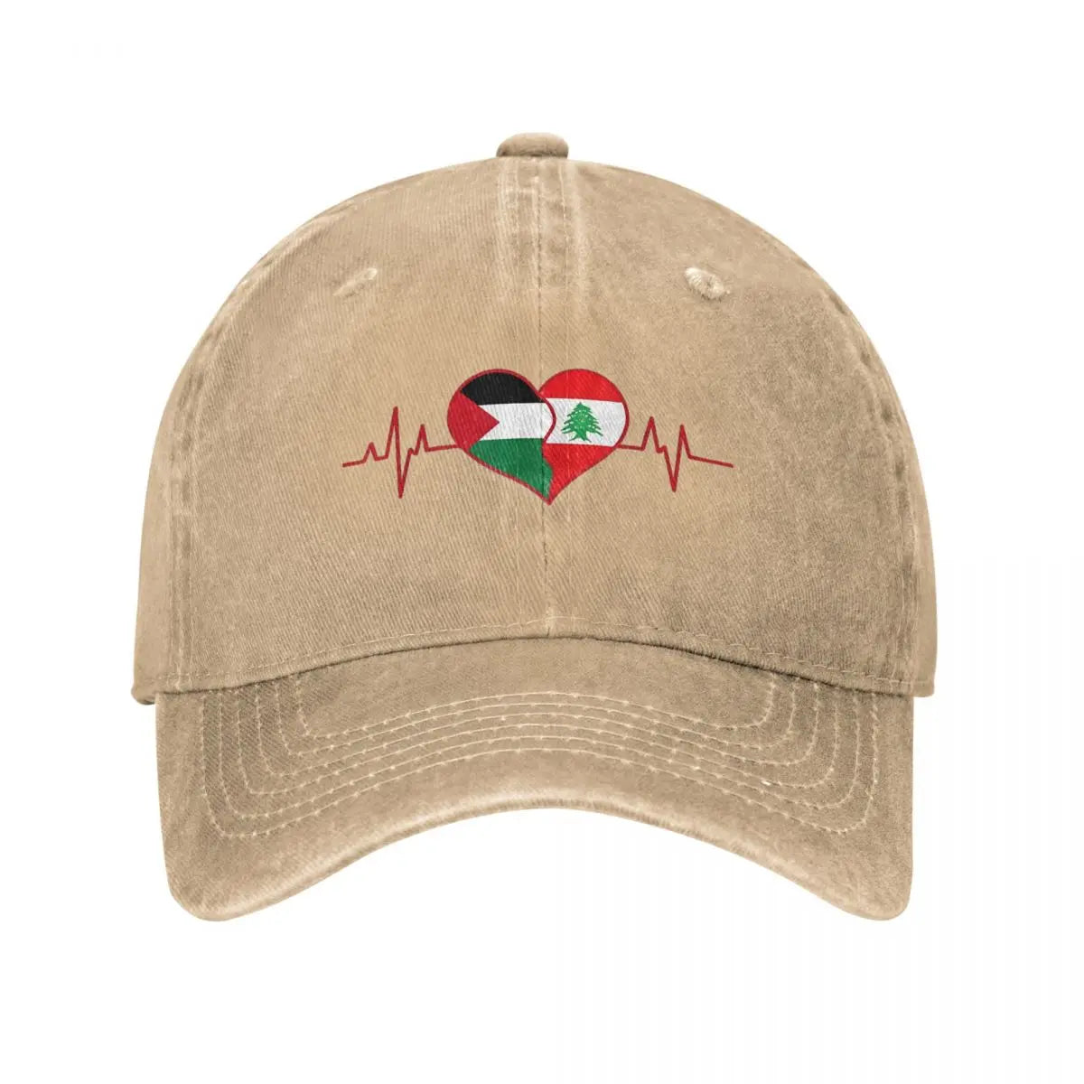 Casquette Palestine Liban beige