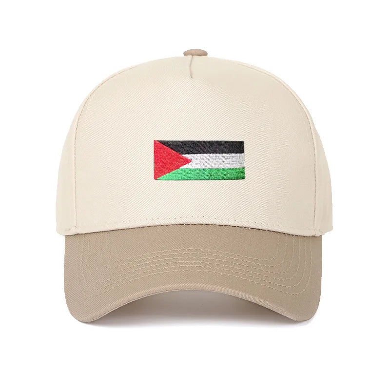 Casquette brodée drapeau palestinien