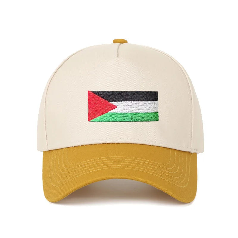 Casquette drapeau palestinien broderie