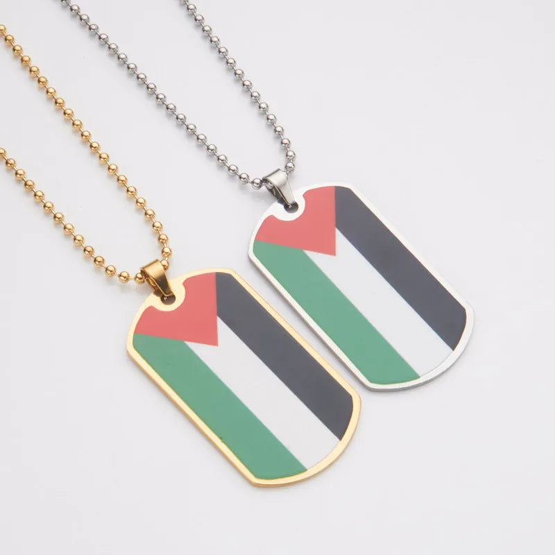 Collier Palestine Drapeau