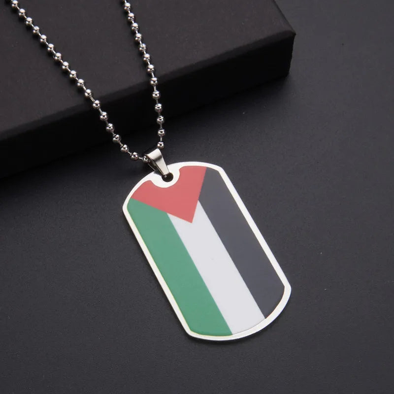 Collier Palestine Drapeau