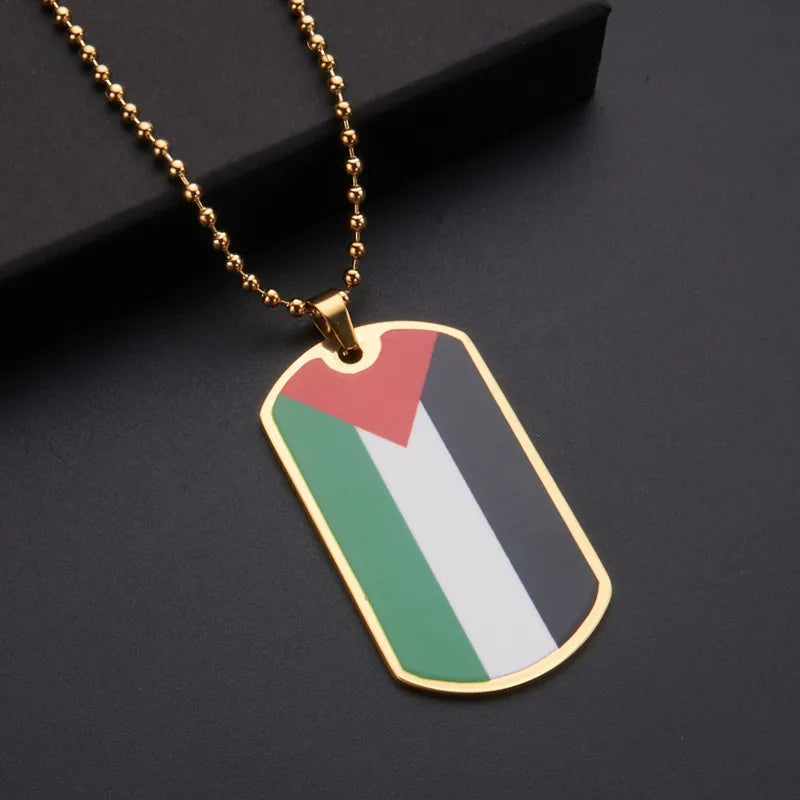Collier Palestine Drapeau