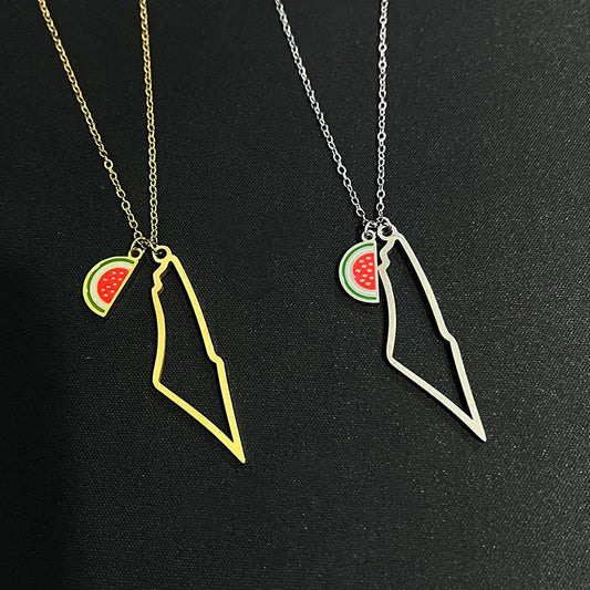 Collier Palestine Pasteque