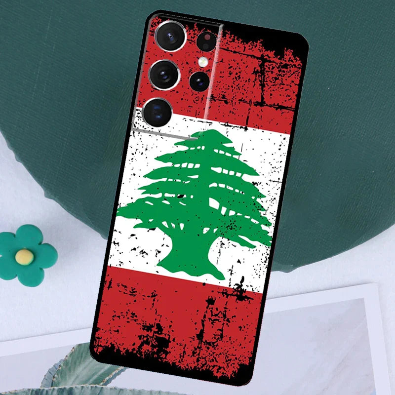 Coque Liban Samsung drapeau