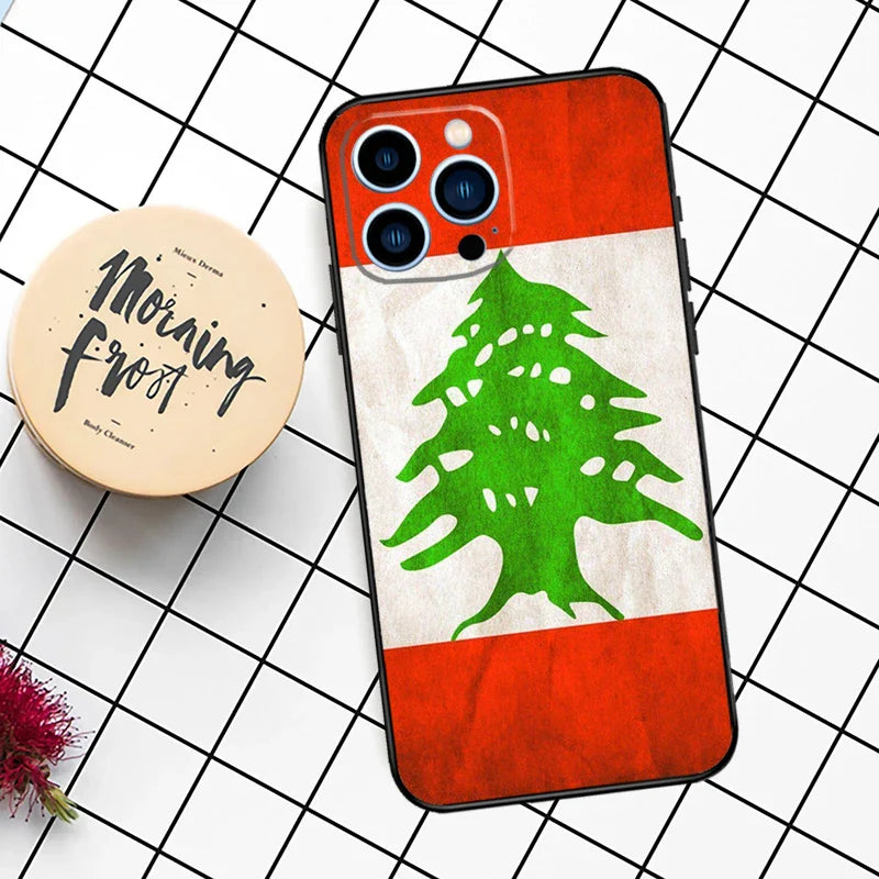 Coque Liban iPhone drapeau