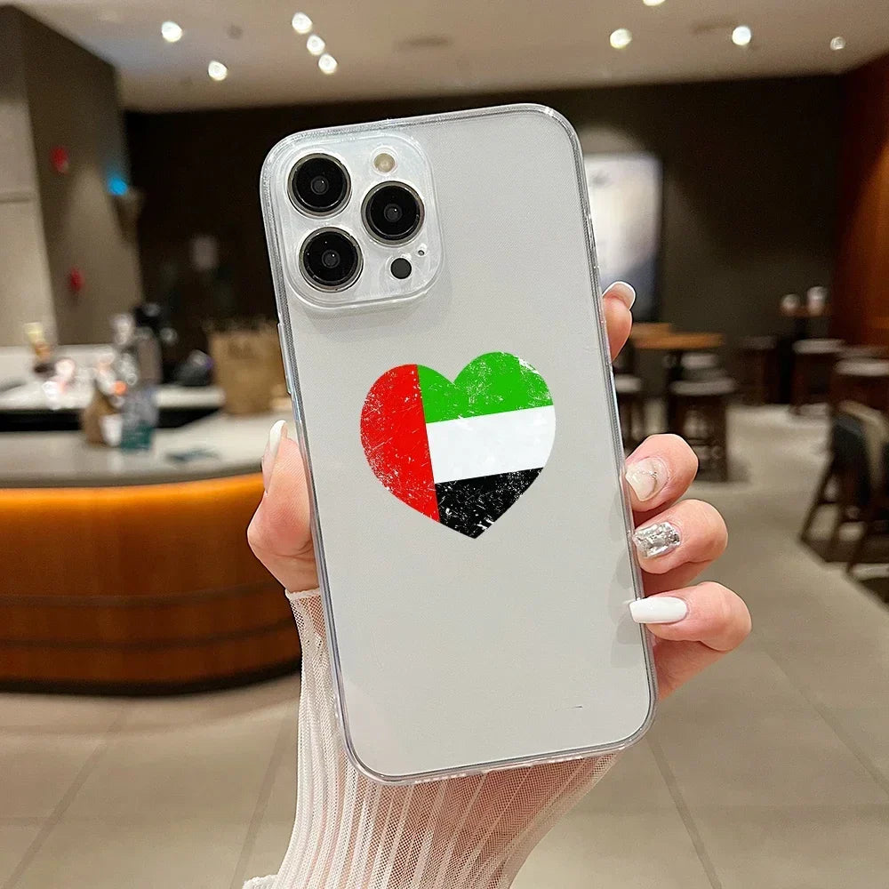 Coque Palestine iPhone 13 transparente
