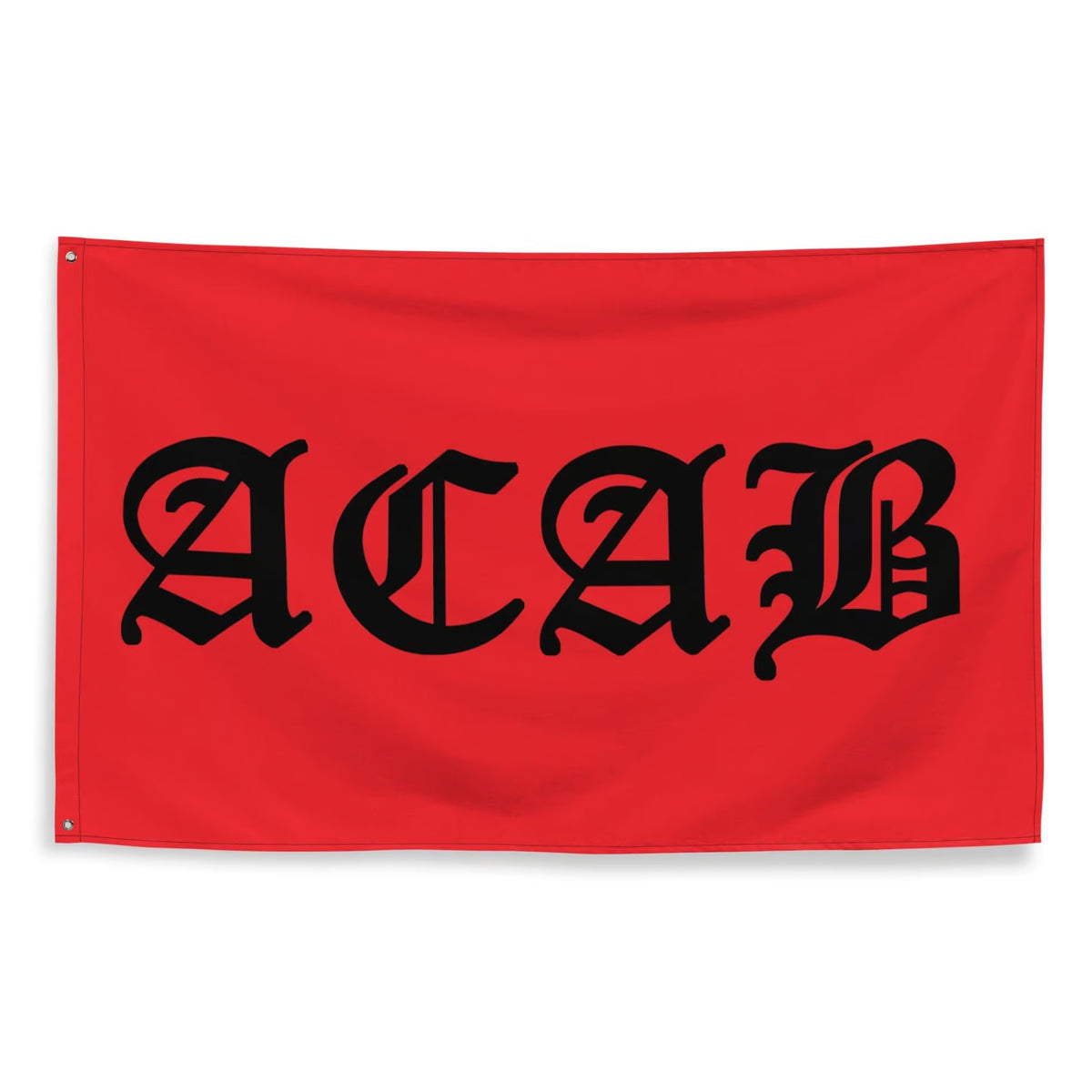 Drapeau ACAB rouge