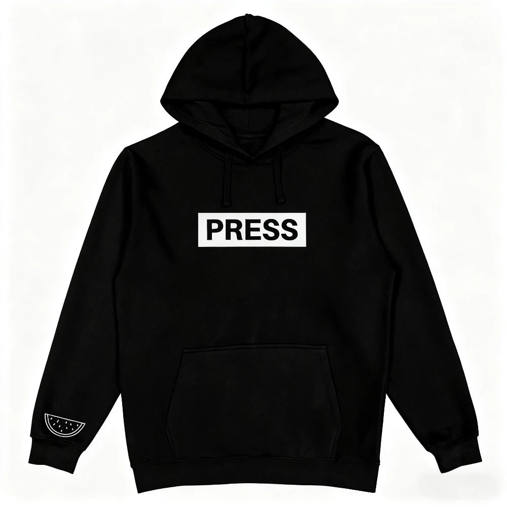Hoodie Palestine Press noir