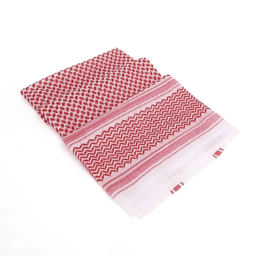 Keffieh Homme rouge et blanc