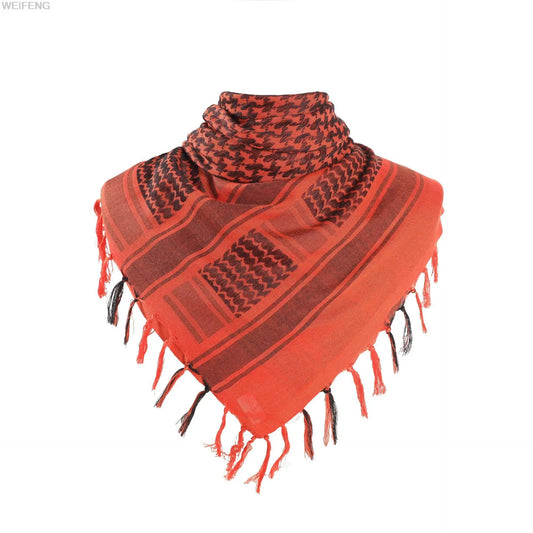 Keffieh Palestinien Noir et Rouge