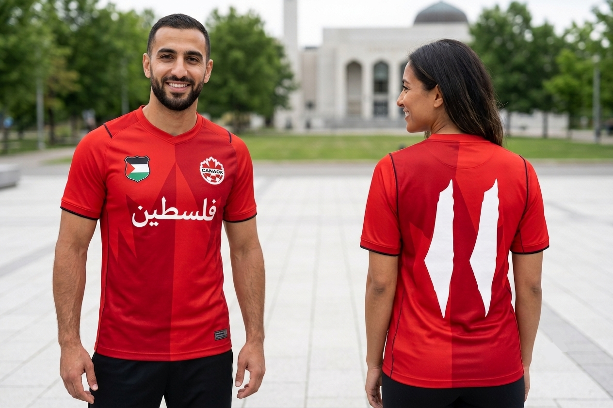 Maillot Canada Palestine Coupe du Monde 2026