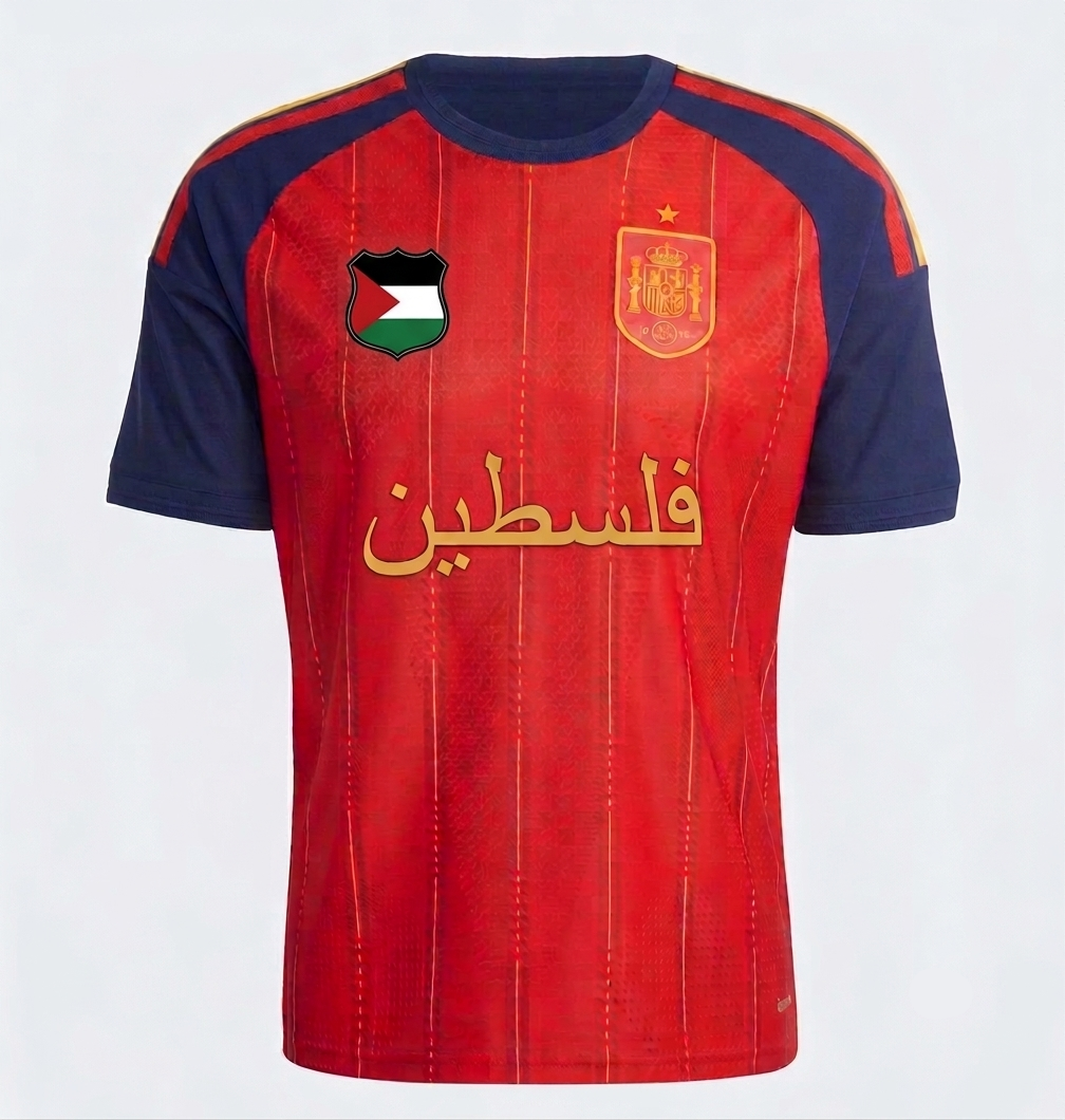 Maillot Espagne Palestine Coupe du Monde 2026