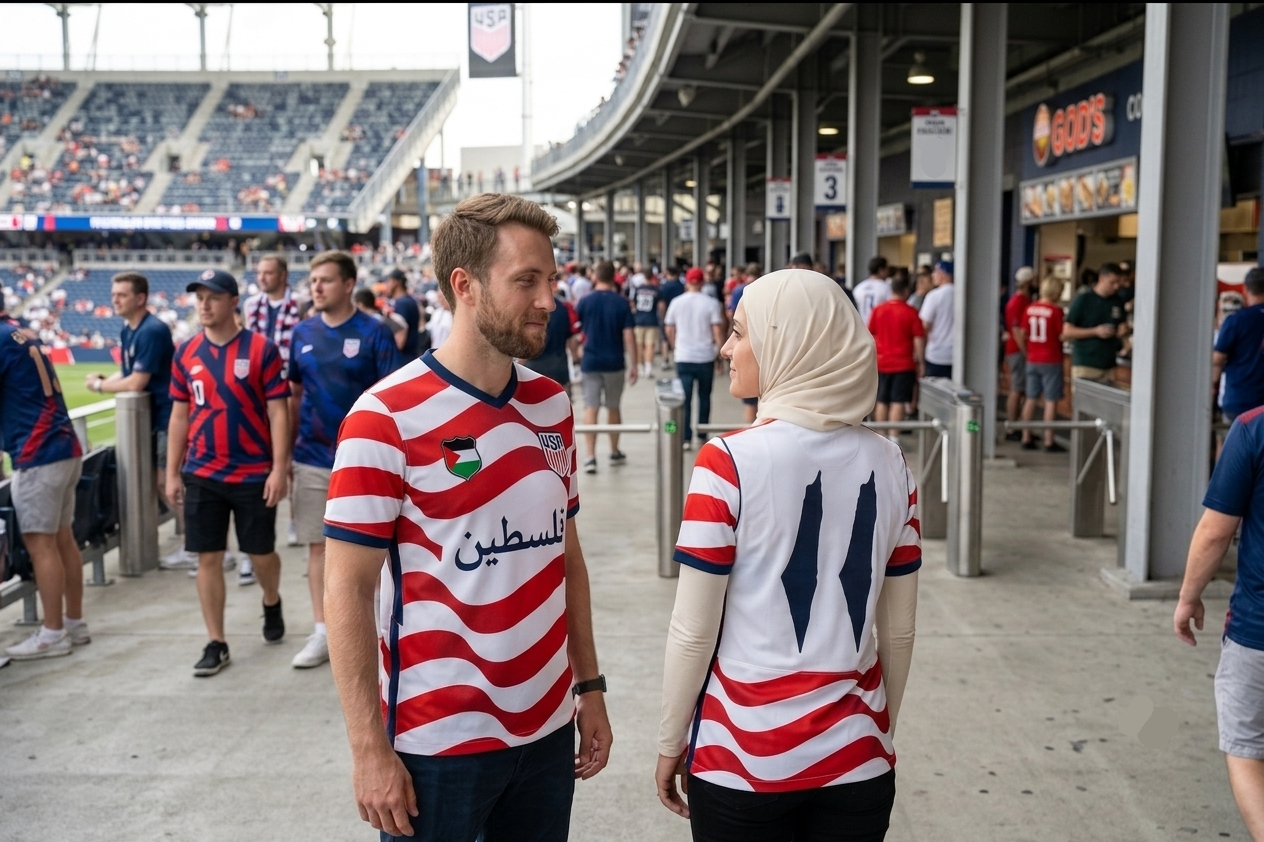 Maillot Etats-Unis Palestine Coupe du Monde 2026