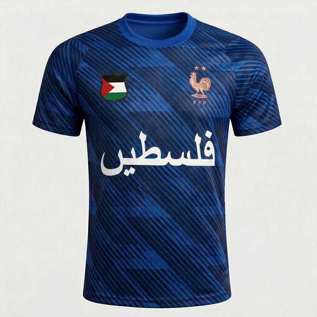 Maillot France Palestine coupe du monde 2026