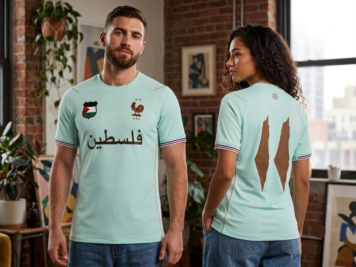 Maillot France Palestine Coupe du Monde 2026