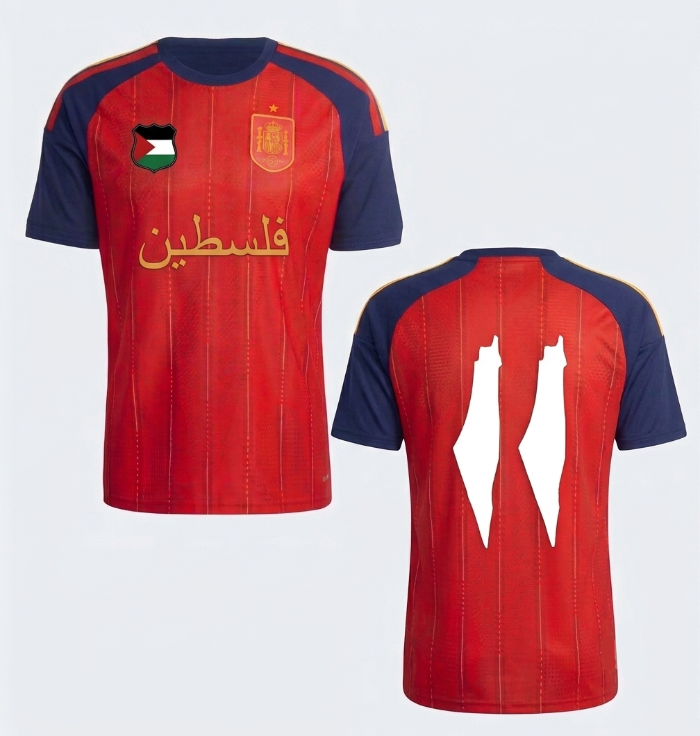 Maillot Espagne Palestine Coupe du Monde 2026
