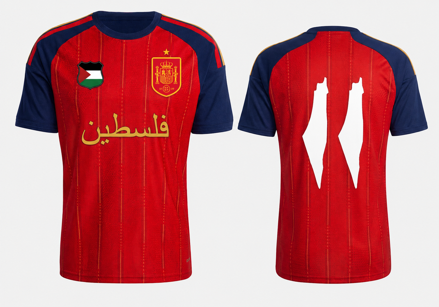 Maillot Espagne Palestine Coupe du Monde 2026