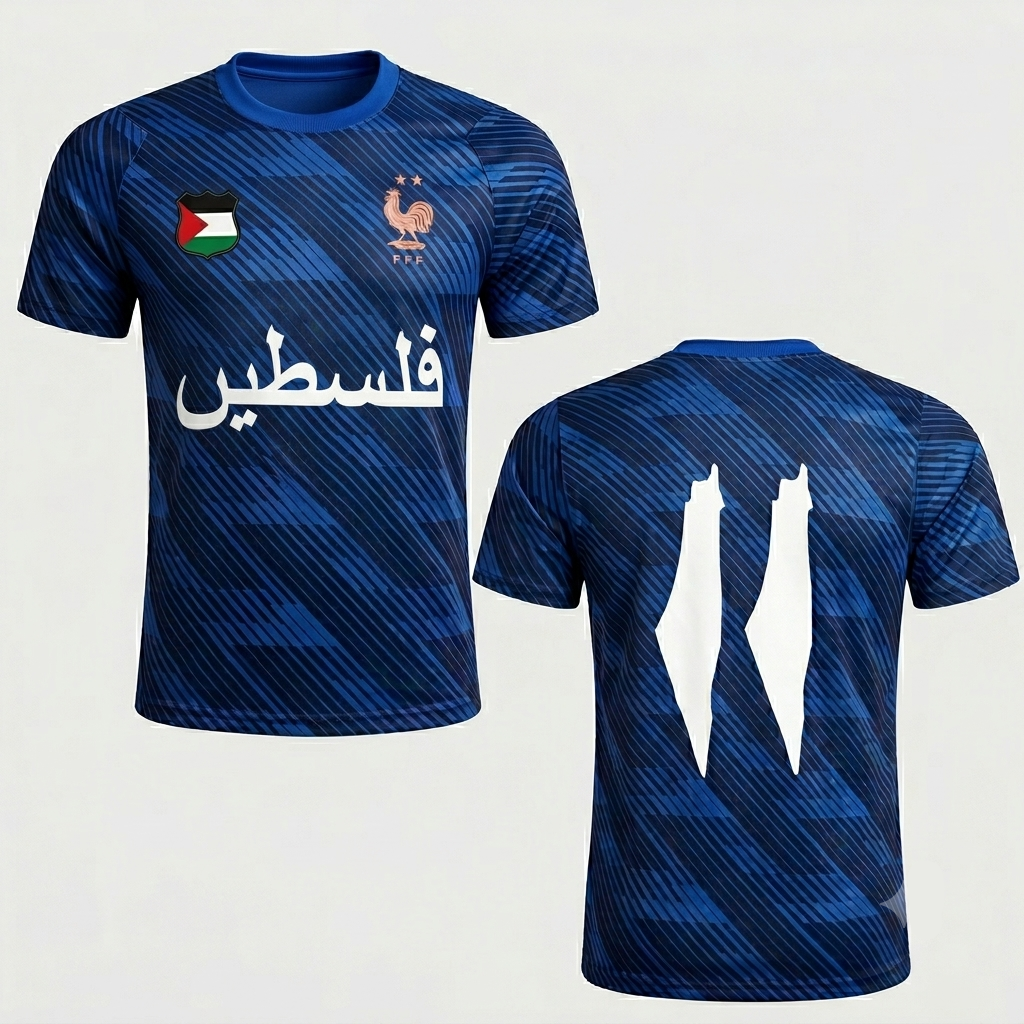 Maillot France Palestine coupe du monde 2026