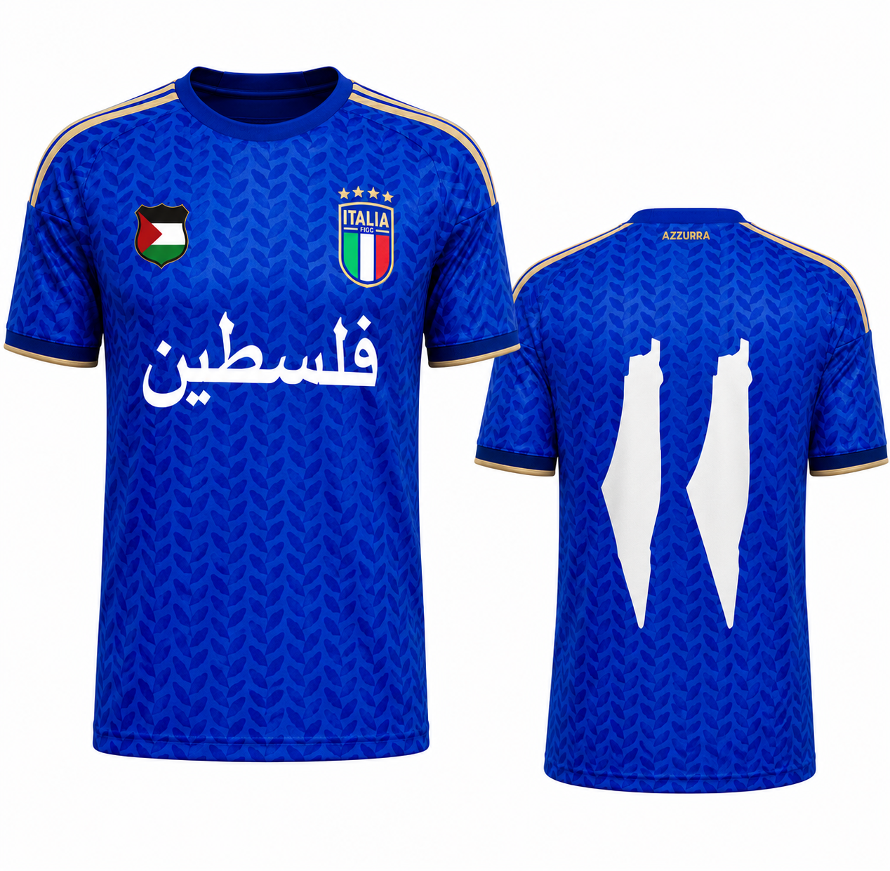 Maillot Palestine Italie
